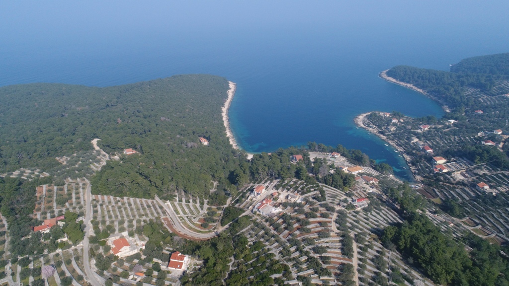 Luxus immobilien Dalmatien Farkaš, zu verkaufen, bau land, erster Reihe zum Meer, insel Korčula, 8.
