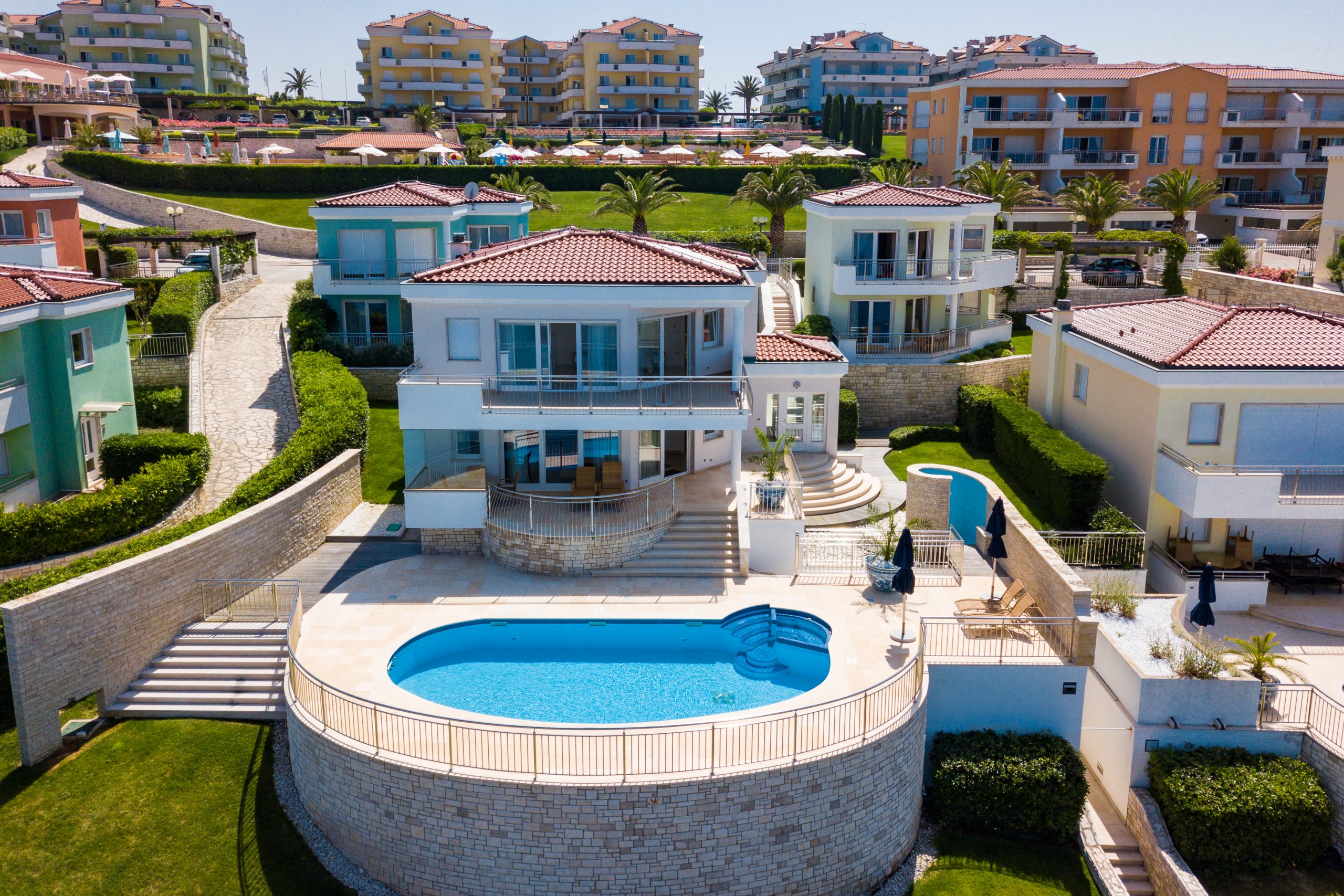 Luxus villen Istrien Farkaš verkauft ein luxus villa in golf resort Kempinski, Umag