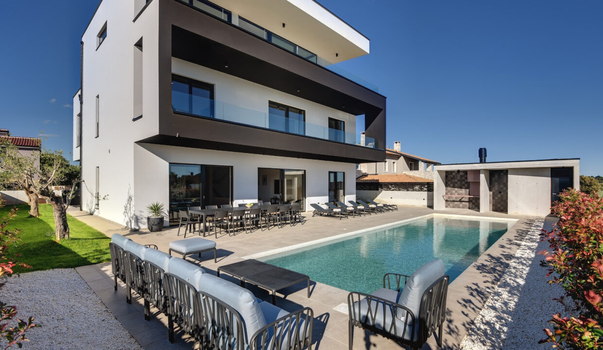 Amazing new modern villa for sale with sea view, Pula, Luxury real estate Farkaš