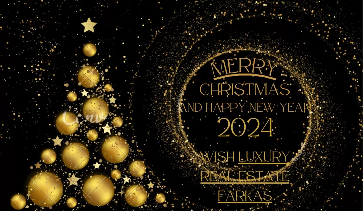 Christmas and New Years card from Luxury real estate Farkaš