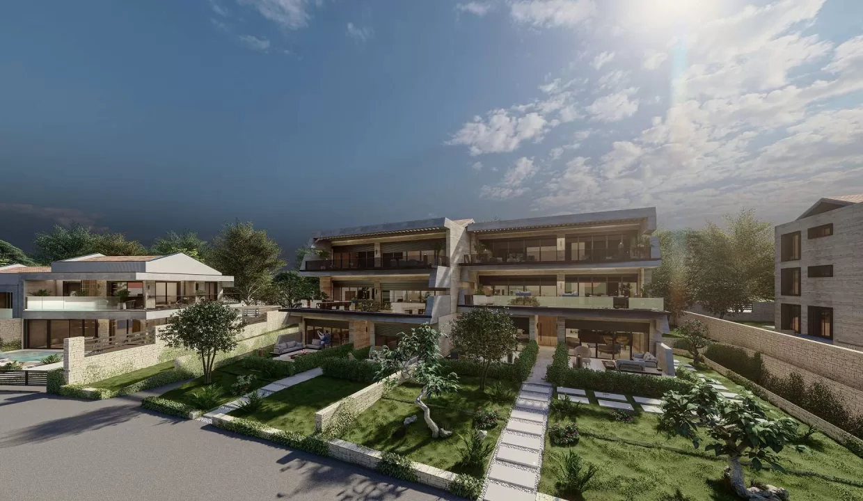 Luxury real estate farkaš, Apartments for sale in construction, 3rd row from the sea, sea view, Umag, Istria, Croatia,2